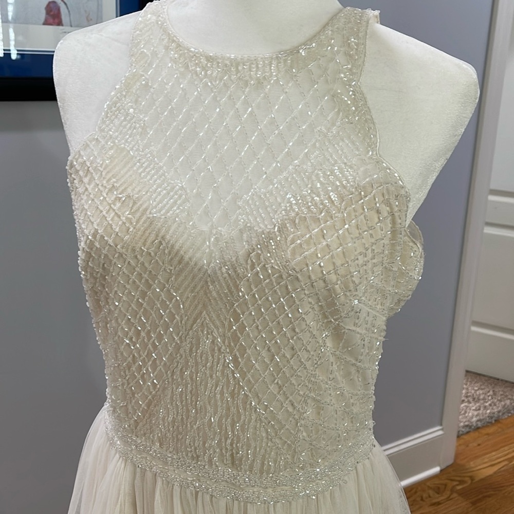 NWT BHDLN Carmela etolie gown size 10